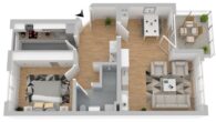 ++PROVISIONSFREI für Käufer ++ Klassische 2,5-Zimmer-Eigentumswohnung in zentraler Lage von Lörrach - Grundriss