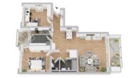 ++PROVISIONSFREI für Käufer++ Klassisch gut: 3,5-Zimmer-ETW in idealer Stadtrandlage von Lörrach - Grundriss