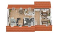 ++NEU IM ANGEBOT++ 4-Zi.-DG-Wohnung mit Garage u. großem Garten in Steinen-OT - Grundriss