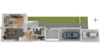 ++VERKAUFT++ Reihenhaus mit Potenzial in Grenzach-Wyhlen inkl. Dachterrasse und Garage - Grundriss EG