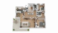 ++NEU IM ANGEBOT++ Exklusives Mehrfamilienhaus mit 4 Wohneinheiten in begehrter Lage von Lö-Haagen - Grundriss 1. OG