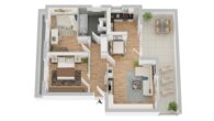++PROVISIONSFREI für Käufer++ 3-Zimmer-Penthouse-Wohnung in sehr guter Wohnlage von Schopfheim - Grundriss