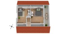 ++RESERVIERT++ PROVISIONSFREI für Käufer - Freistehendes Einfamilienhaus auf großem Eckgrundstück - Grundriss DG